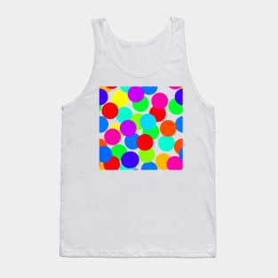 Rainbow Polka Dots Tank Top